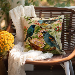 Coussin Oiseaux nord-américains   Tzel Gustav Mü