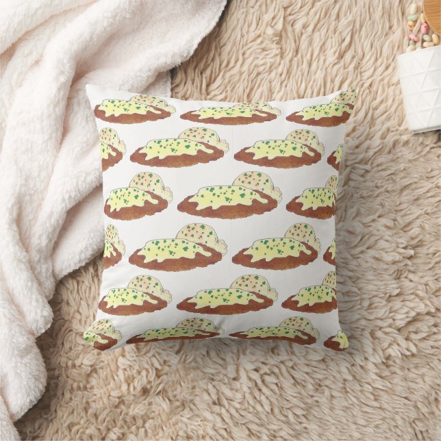 Coussin Oklahoma Pays Poulet Frit Steak Foodie OK (Couverture)