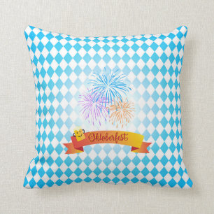 Coussin OKTOBERFEST festival de bière décoration motif b