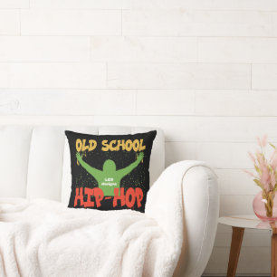 Coussin OLD SCHOOL HIP HOP musique drôle