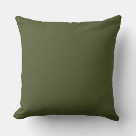 Coussin Olive foncé Armée Vert couleur moderne seulement 4