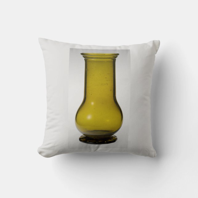 Coussin Olive vase gris pillow (Recto)