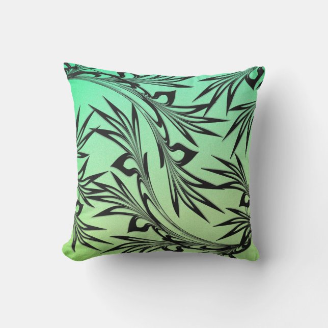 Coussin Ombre à feuilles déployées (Recto)