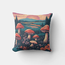Coussin Ombre de champignons magiques D11