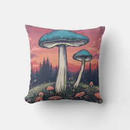 Coussin Ombre de champignons magiques D14