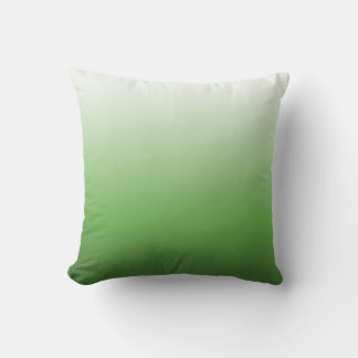 COUSSIN OMBRE Designer blanc à vert