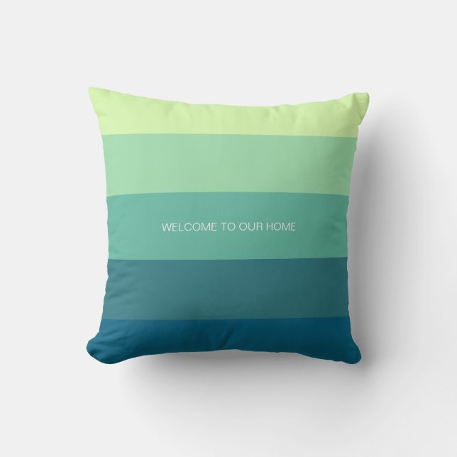 Coussin Ombre Greens personnalisé (Recto)