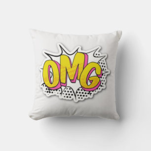 Coussin OMG drôle design