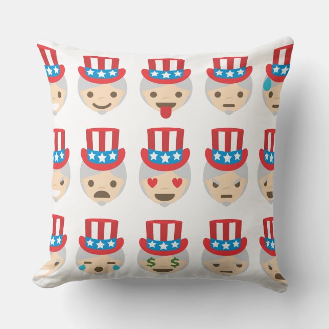 Coussin oncle sam emoji (Recto)