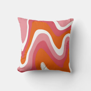 Coussin Ondulé et super Pink et Orange