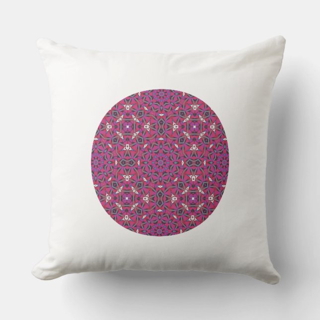 Coussin Onze art kaléidoscope du volume neuf (Recto)