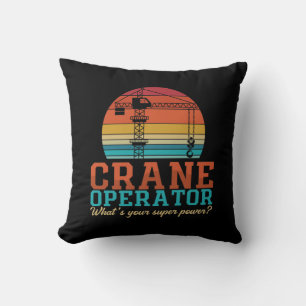 Coussin Opérateur de grue Qu'est-ce que votre travailleur 