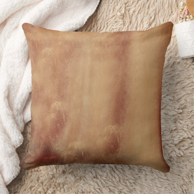 Coussin Or Abstrait Et Rust Art (Couverture)