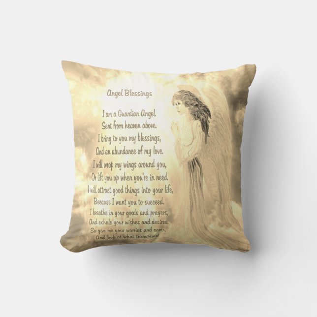 Coussin Or Angel Blessings (Recto)