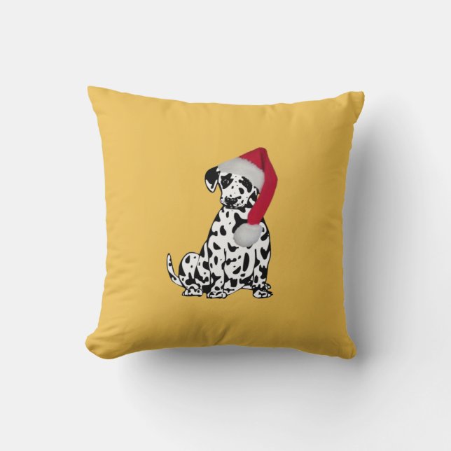 Coussin Or dalmate de Noël (Recto)