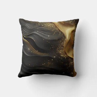 Coussin Or Noir Prinkle