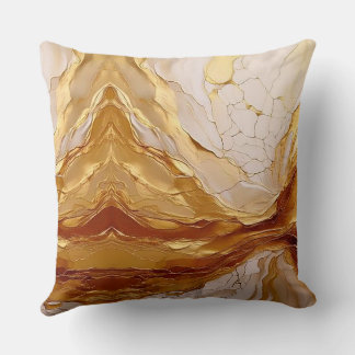 Coussin Or radiant et ivoire