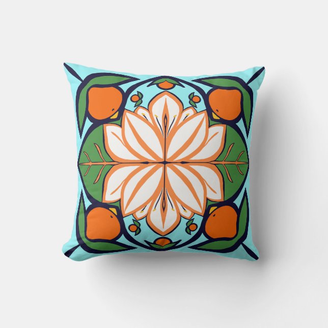 Coussin Orange Blossom (Recto)