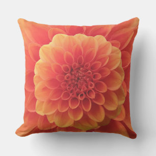 Coussin Orange Dahlia