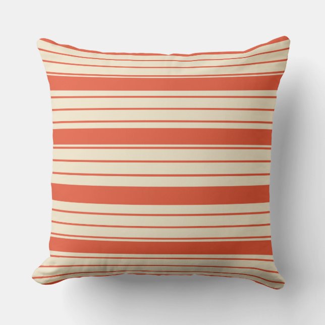 Coussin Orange Et Jaune (Recto)