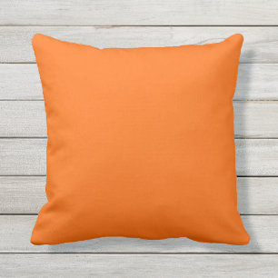 coussin orange extérieur
