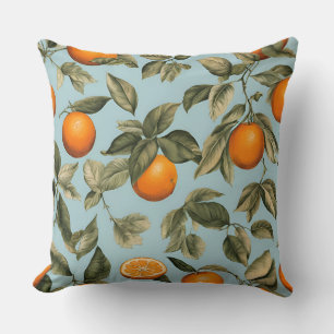 Coussin orange vintage