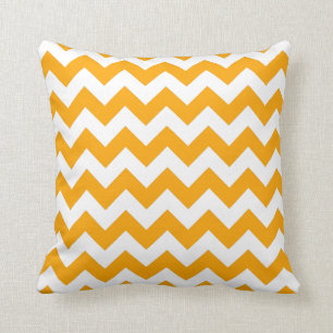 Coussin Orange Zigzag
