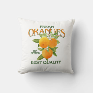 Coussin Oranges frais - Meilleure qualité