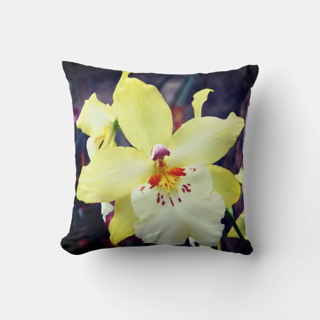 Coussin orchidée (Recto)