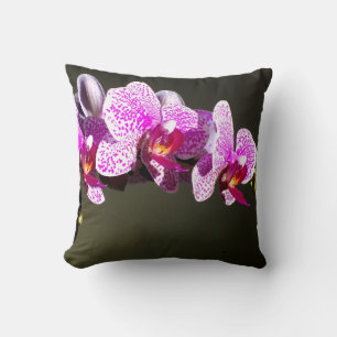 Coussin Orchidée rose