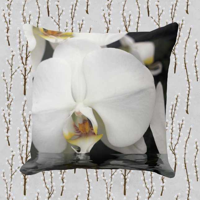 Coussin Orchidées émergées du Carré d'eau (Créateur téléchargé)
