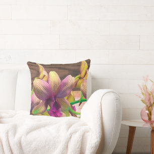 Coussin Orchidées en floraison