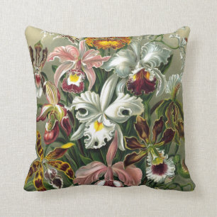 COUSSIN ORCHIDES : ERNST HAECKEL RETRO MODÈLE FLORAL