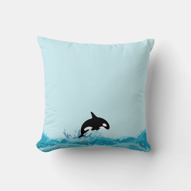 Coussin Orcinus Orca (Recto)