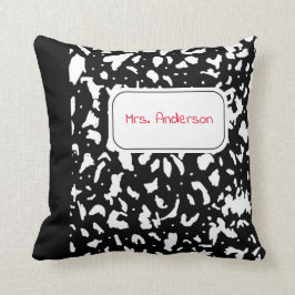 Coussin Ordinateur portable de composition en marbre perso