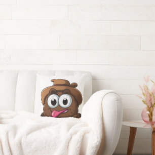 Coussin Oreille Emoji Jetant Cheeky Rolling Oreille : Ajou