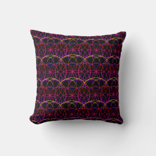 Coussin / Oreiller à jeté à effet psychédélique