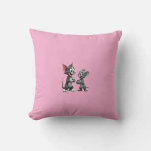 Coussin OreillerCute Chat de Dessin Animé et Amis Souris A