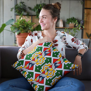 Coussin Organisation ethnique africaine Motif Culture afri