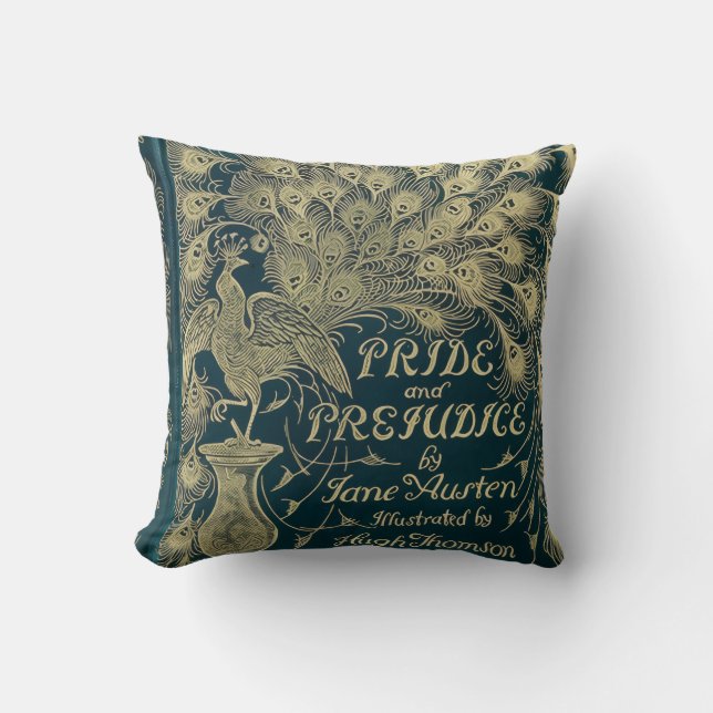 Coussin Orgueil et Préjugés (Recto)