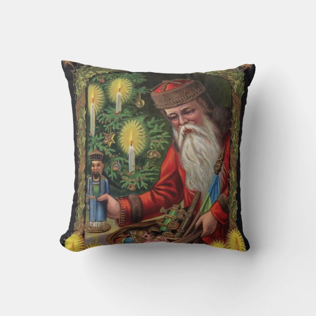 Coussin Orient Express Père Noël Jeu d'oreiller (Recto)