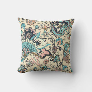 Coussin Oriental Paisley : Elégance Textile Stylisée.