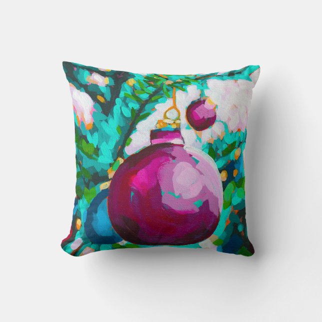 Coussin Ornament Throw Pillow (Recto)