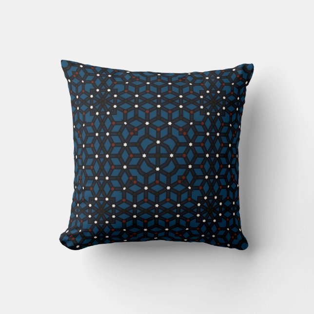 Coussin Ornat abstrait 2 transparent (Recto)