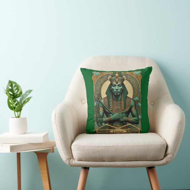 Coussin Osiris, Pharaon-Dieu et Maître Divin des Morts (Chaise)