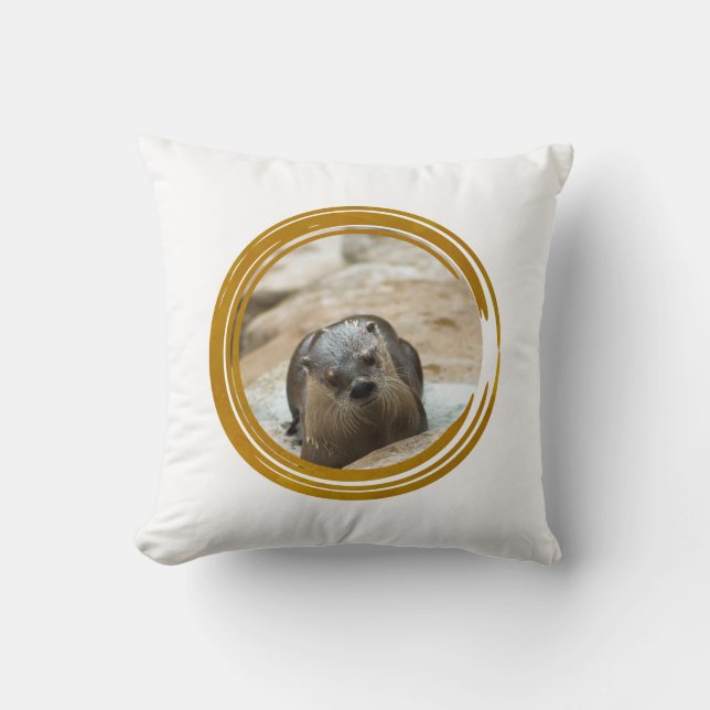 Coussin Otter Art (Recto)