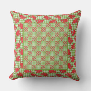 Coussin ou Cushion mignon Dragon rouge sur En vich
