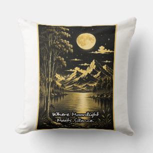 Coussin Où la lumière de la lune rencontre le silence, pay