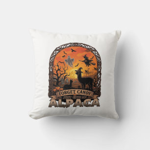 Coussin Oubliez les bonbons, donnez-moi simplement un fant
