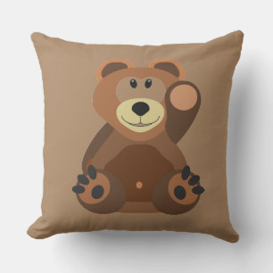 Coussin Ours Animé